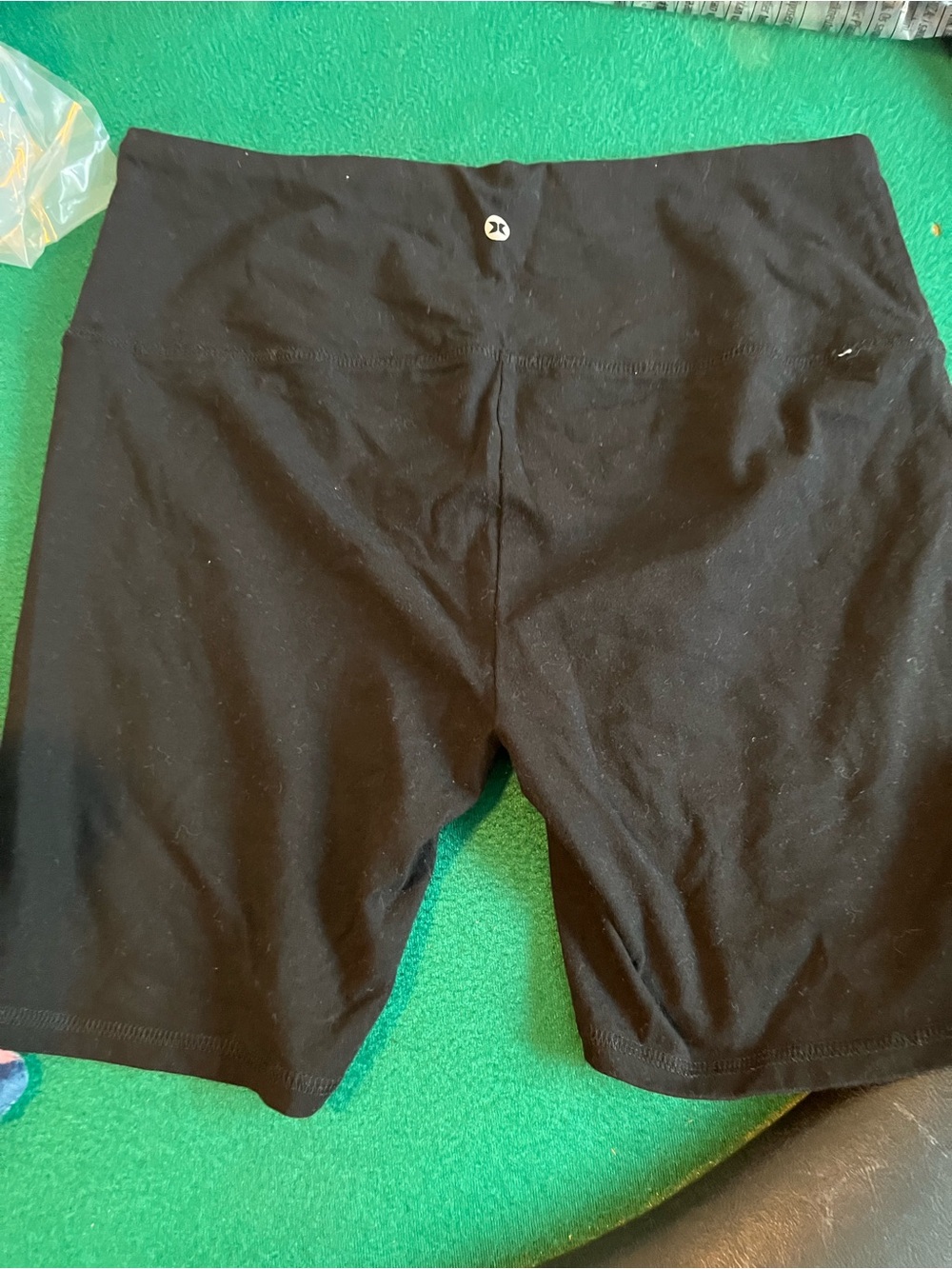 RBX Black Women's Bike Shorts with Subtle Logo